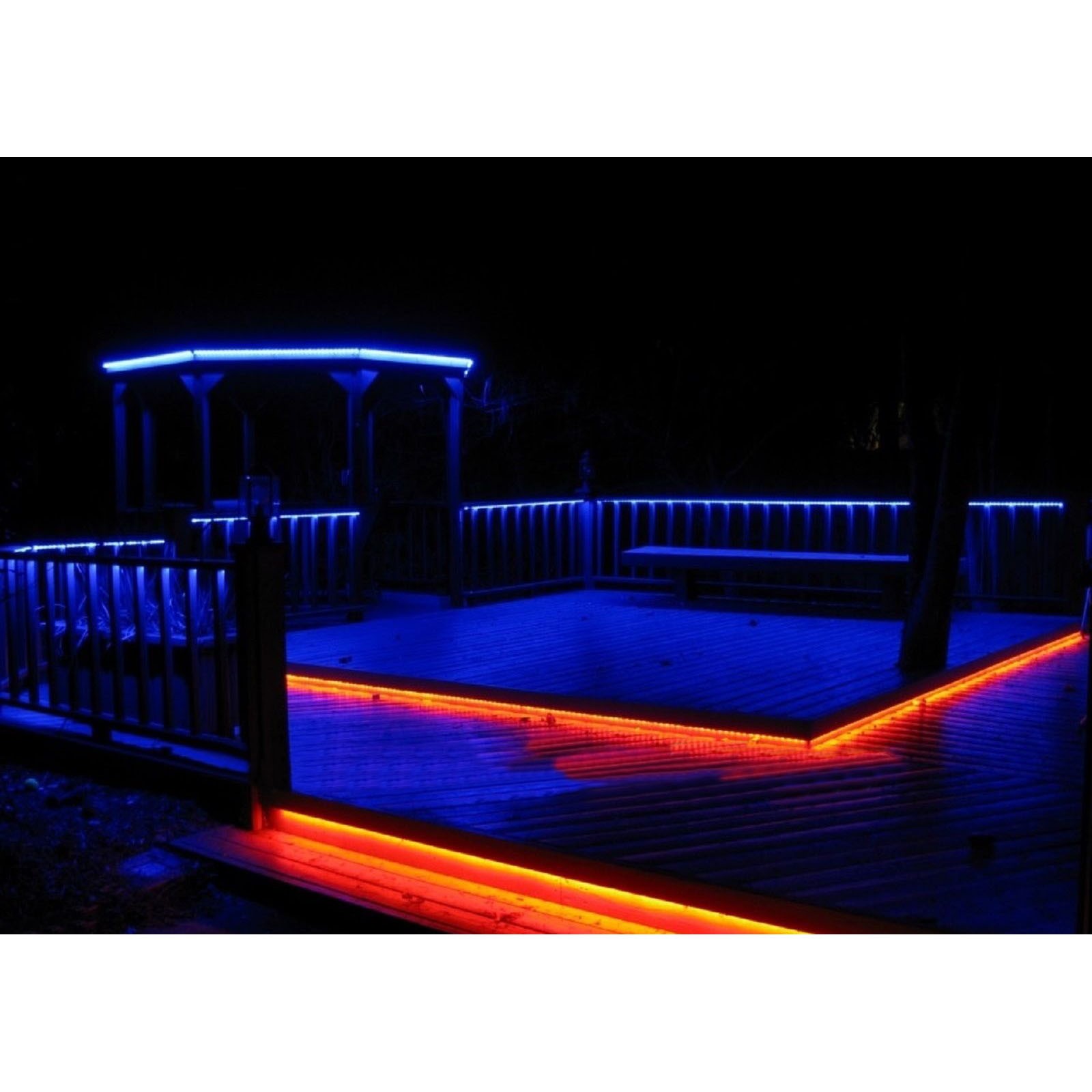 RGB LED Outdoor Backyard Patio Deck Yard Pool Bar Bbq 