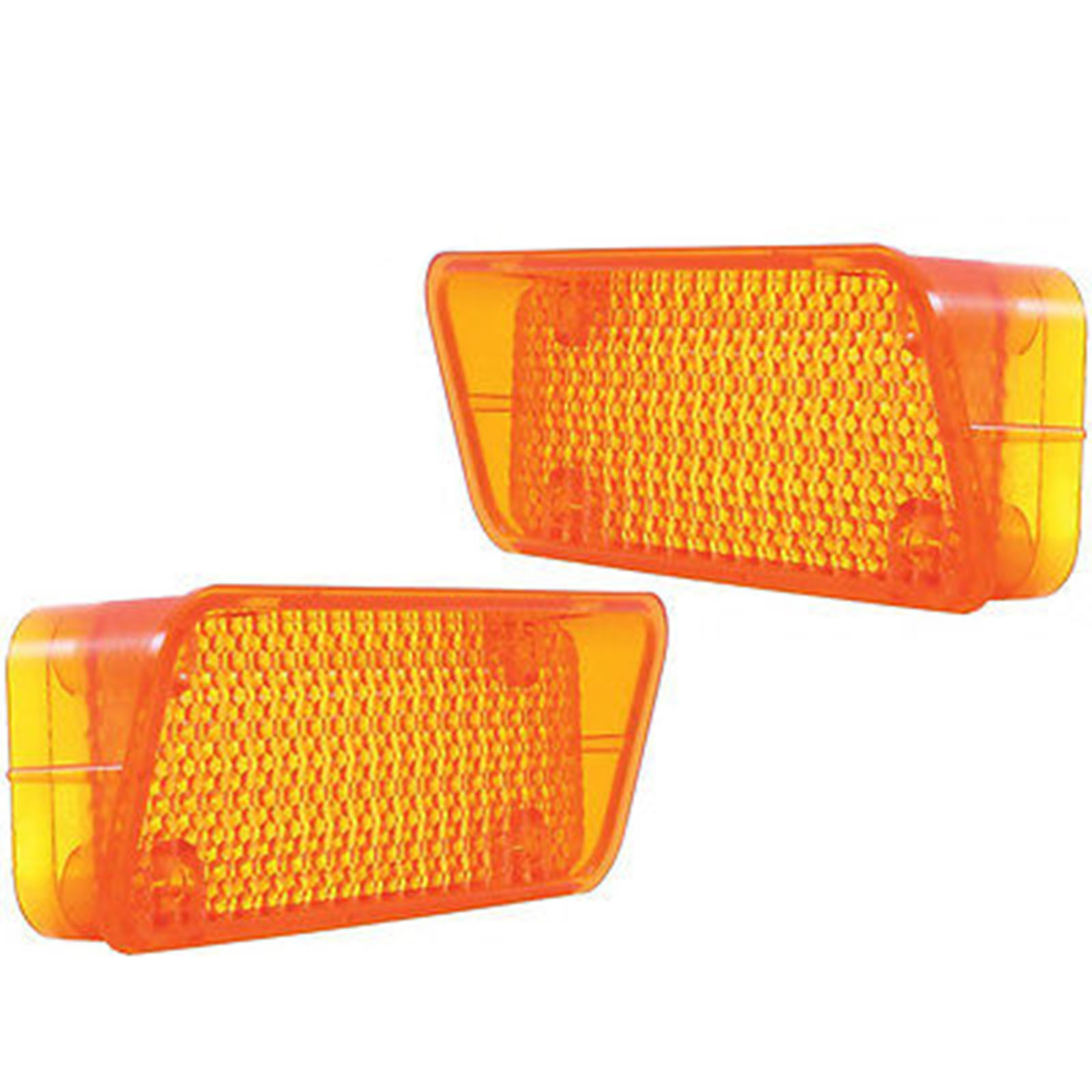 71 72 Chevy And Gmc Ck Pickup Truck Amber Park Parking Light Lamp Lens Pair Ebay 7939