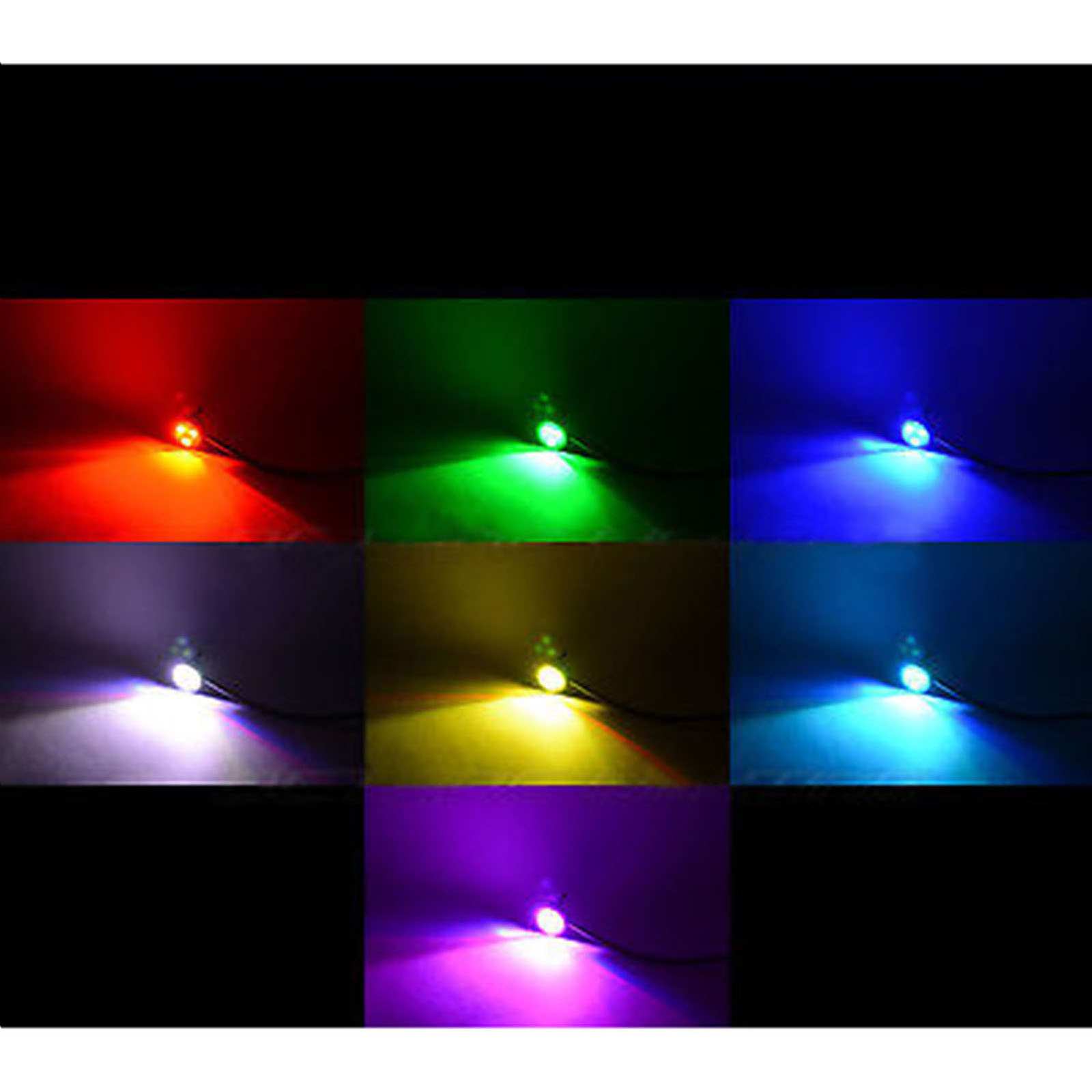 Multi-Color Changing Shift RGB SMD LED Halo Interior Dash Indicator ...